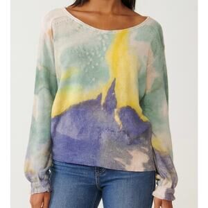 Anthropologie Printed Cashmere Sweater | Small | MSRP $170